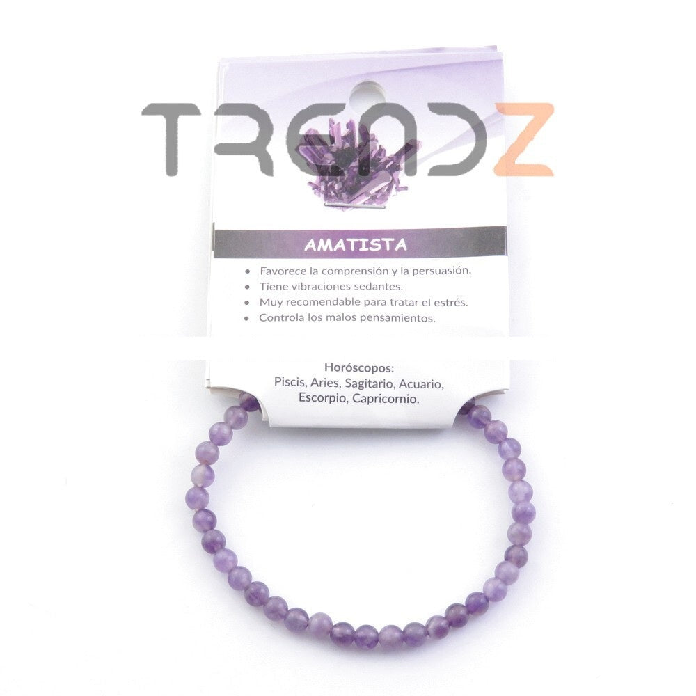 Pulsera elástica Amatista