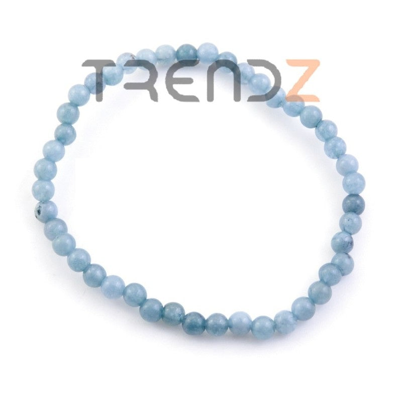 Pulsera elástica Cuarzo azul