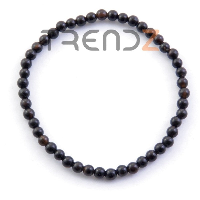 Pulsera elástica obsidiana