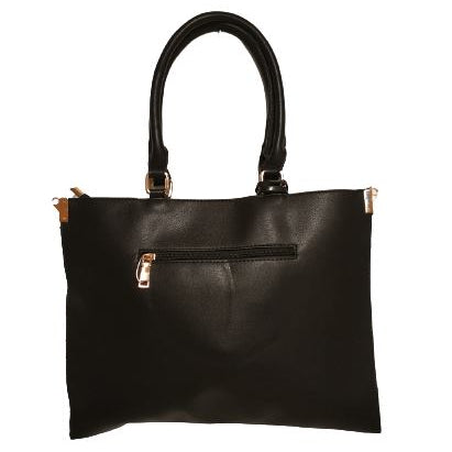 Bolso negro y blanco