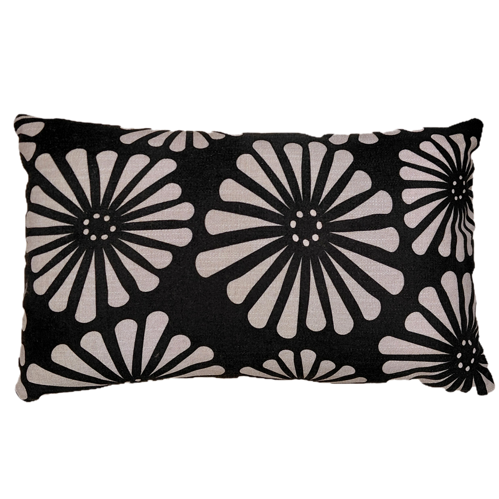 Cojín rectangular con motivos floreales decoracion hogar