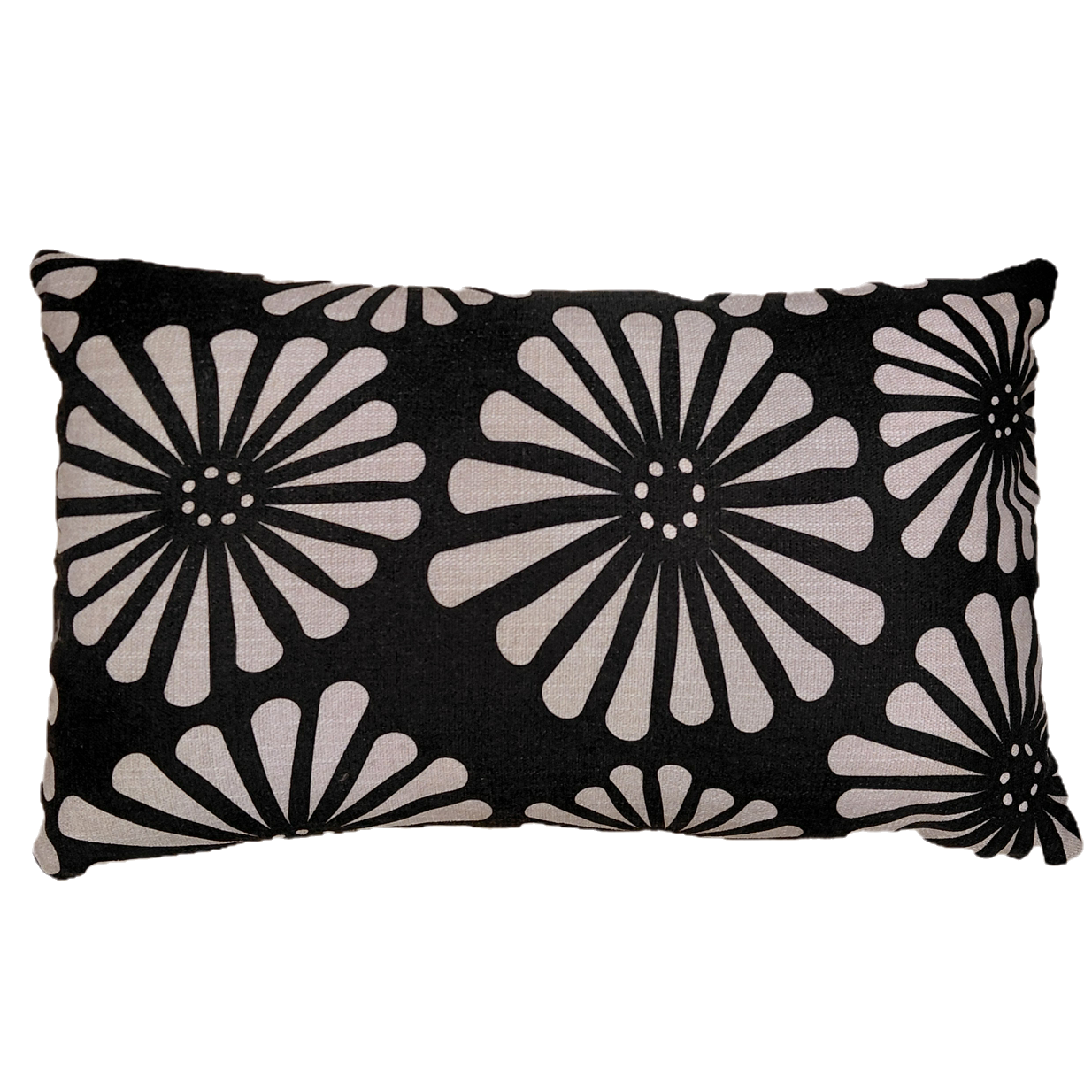 Cojín rectangular con motivos floreales decoracion hogar
