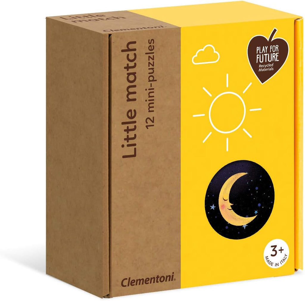 Little Match 12 mini puzzles día y noche Clementoni