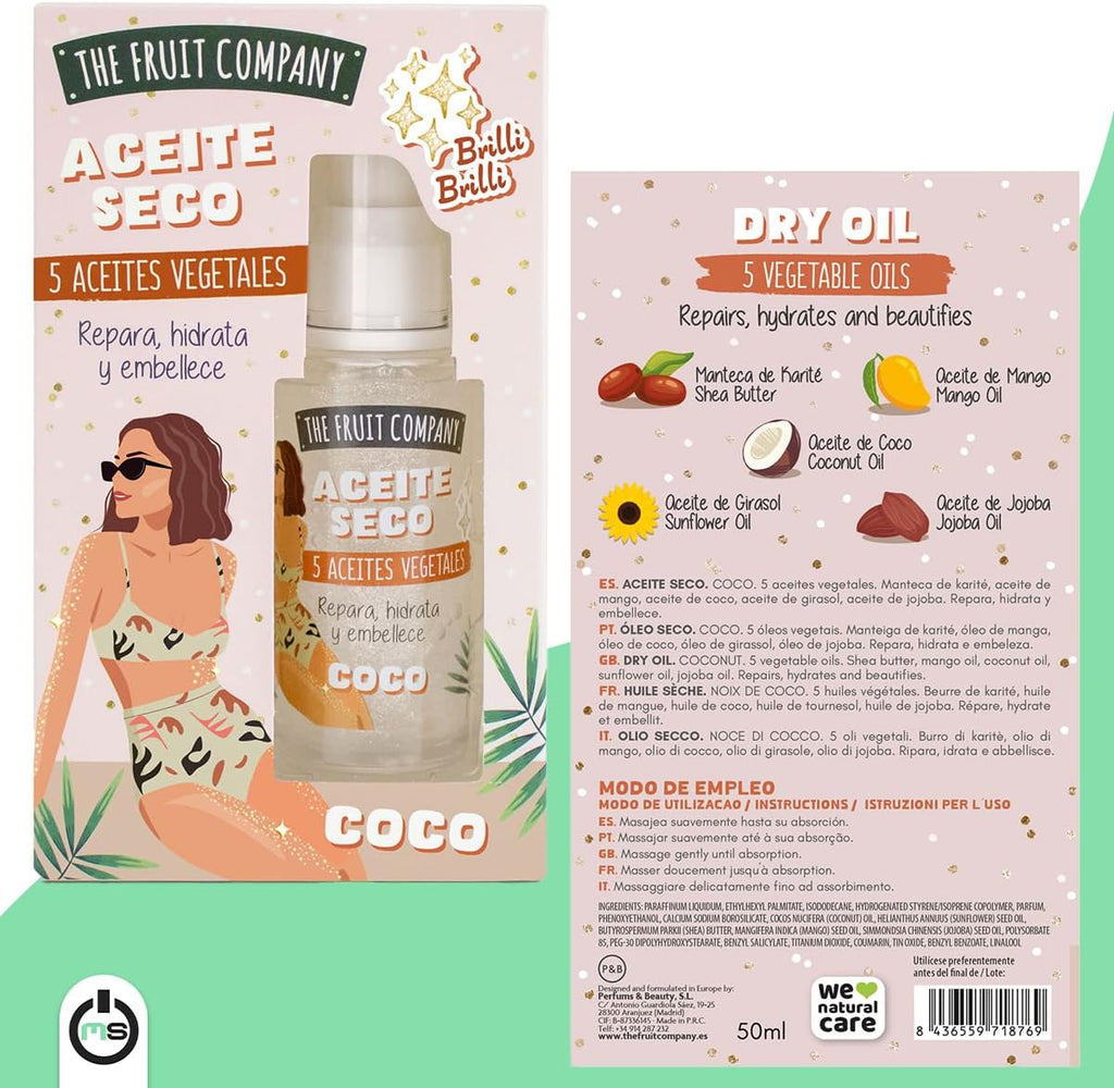 Aceite seco spray, repara hidrata y embellece The Fruit Company