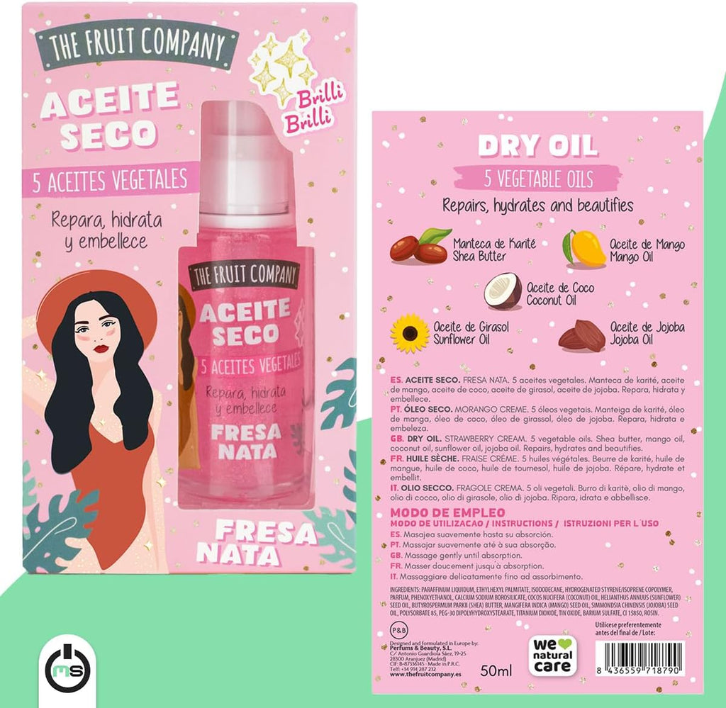 Aceite seco spray, repara hidrata y embellece The Fruit Company