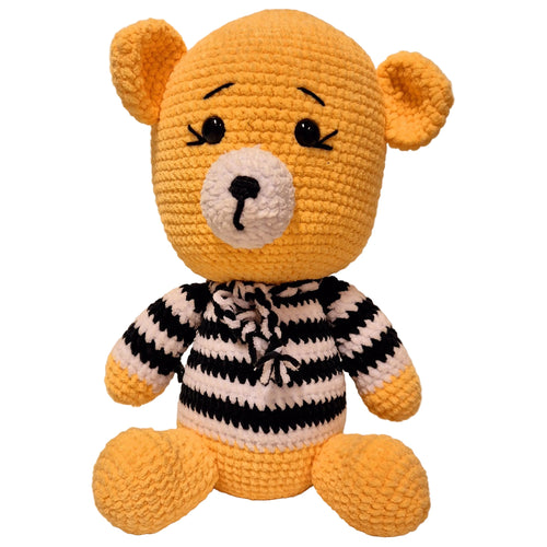 Amigurumi osito amarillo, crochet, ganchillo, regalos, ideas decoracion hogar, niños, peluches