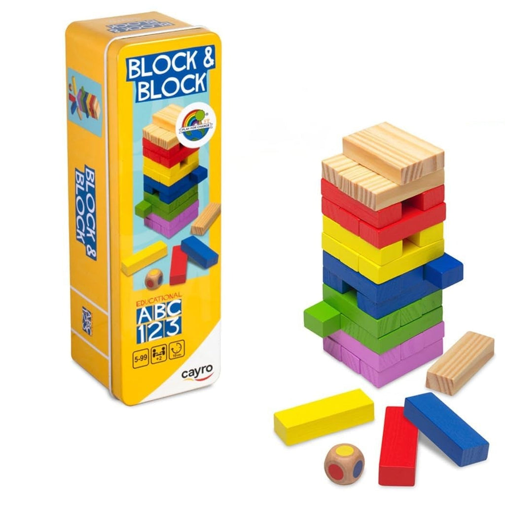 Block & Block en caja de metal