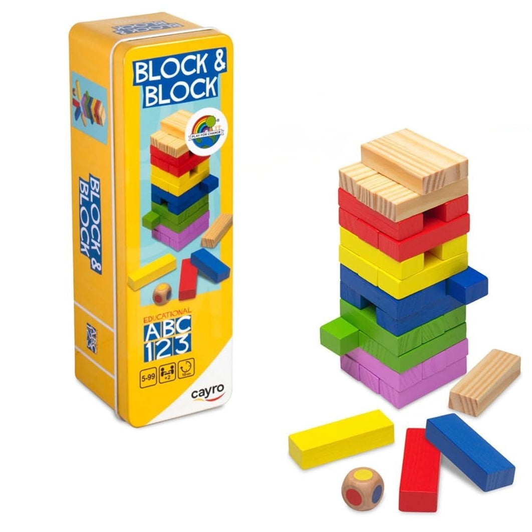 Block & Block en caja de metal