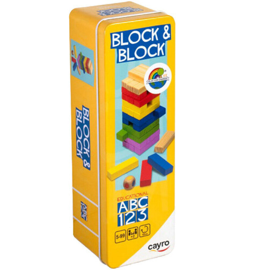 Block and block jenga juego de mesa niños idea regalos decoracion