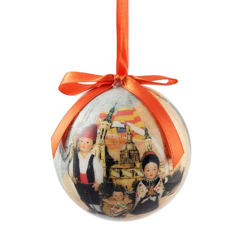 Bola para árbol de Navidad (Aragón) zaragoza belen regalos ideas nacimiento