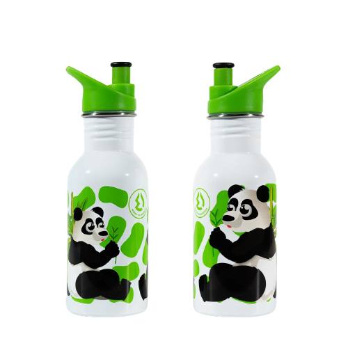 botella termica panda acero inoxidable