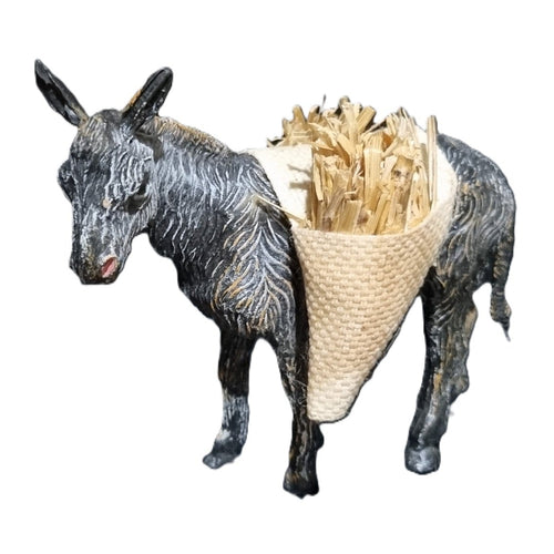 Burro con paja oliver belen navidad