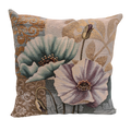 Cojín cuadrado 40 x 40 flores vintage decoracion hogar