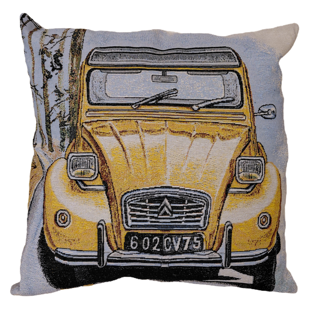 Cojin cuadrado taxi decoracion hogar