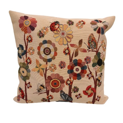 Cojin cuadrado flores