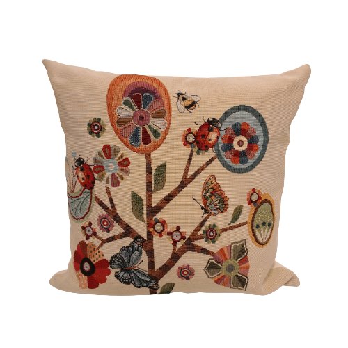 Cojin cuadrado flores