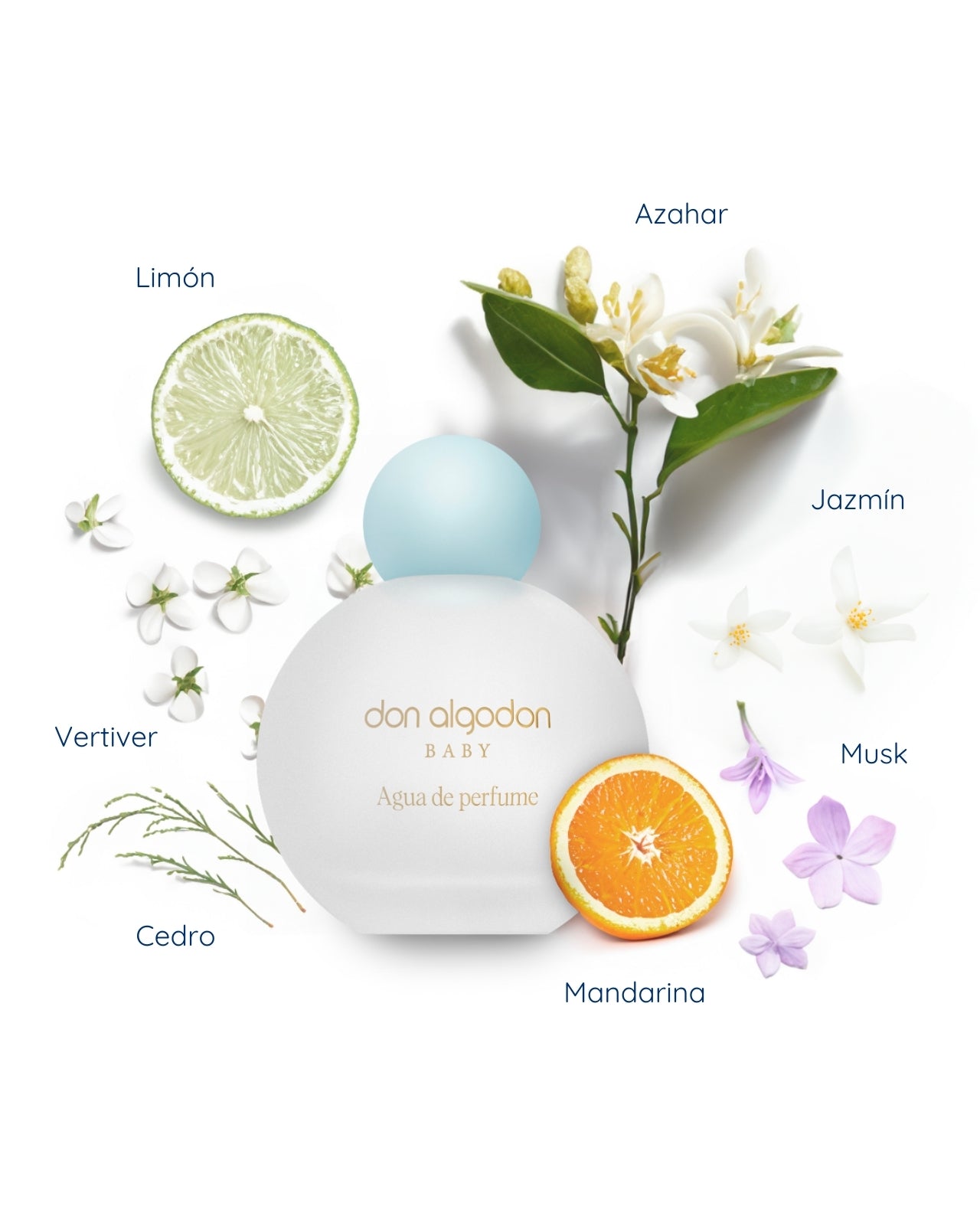 Don algodón set caricias, bebé