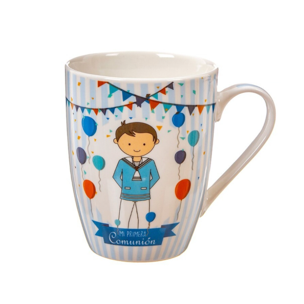Elegante taza "Mi Primera Comunión" con mango.