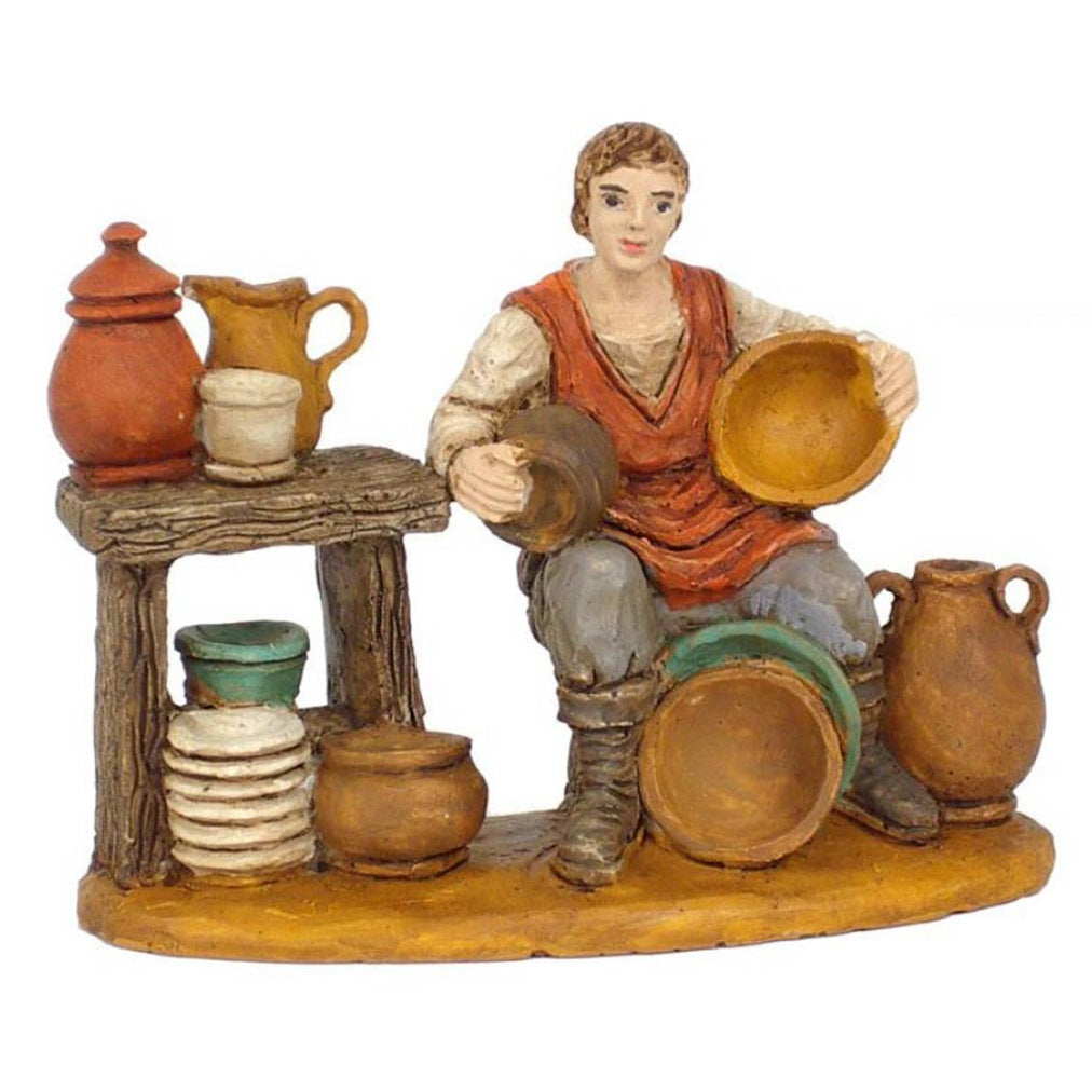 Figura de Alfarero 8cm Oliver Durexina

Figura de resina plástica, resistente
Pintada a mano
Medidas: 8cm apx
Perfecta para colocar en el belén navideño