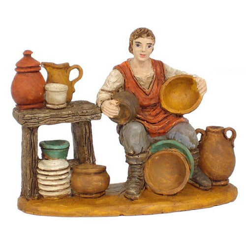 Figura de Alfarero 8cm Oliver Durexina

Figura de resina plástica, resistente
Pintada a mano
Medidas: 8cm apx
Perfecta para colocar en el belén navideño