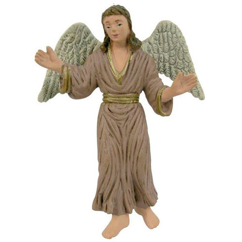 Figura de Angel para belén navideño

Figuras de resina plástica, flexible y duradera 
Pintada a mano
Medidas: 8x6cm
Perfecta para colocar en el belén navideño