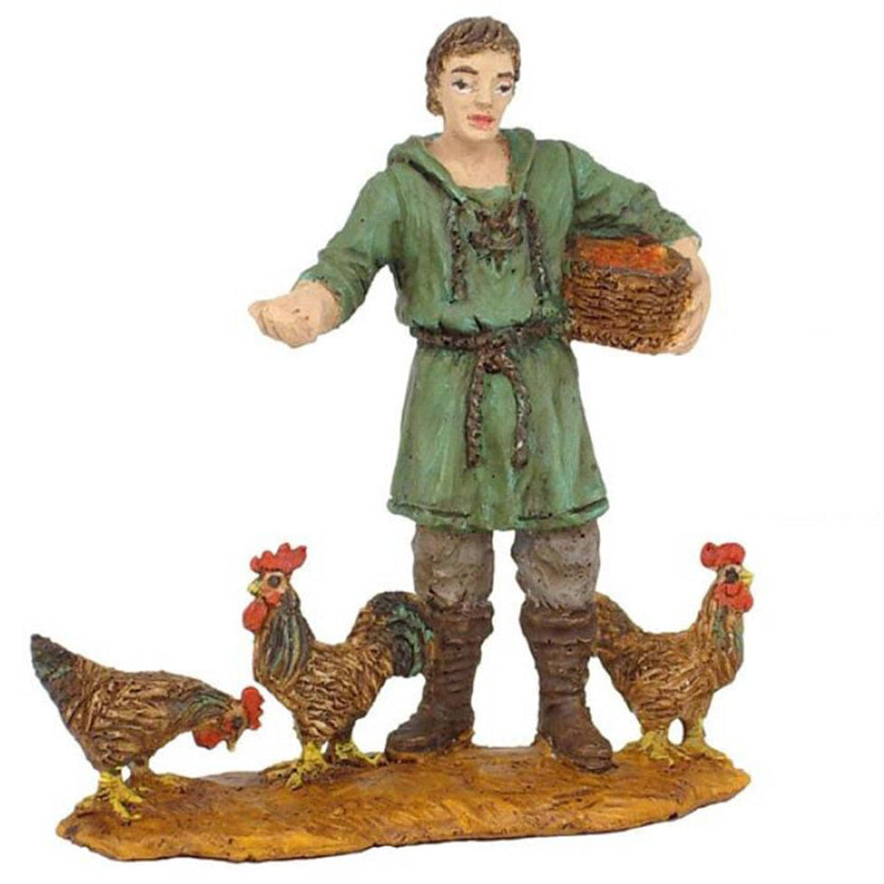 Figura de Pastor con corderos 8cm Eco Card Oliver Durexina

Figuras de resina plástica, resistentes
Pintada a mano
Medidas: 8cm apx
Perfecta para colocar en el belén navideño