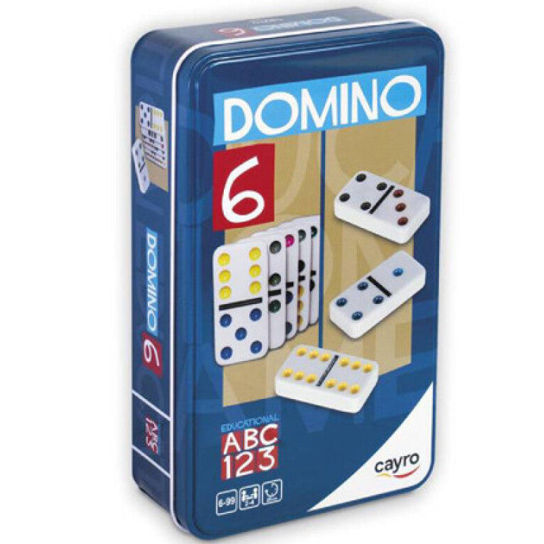 Domino en caja de metal