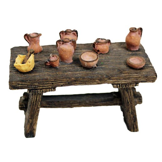 Mesa decoracion navidad belen