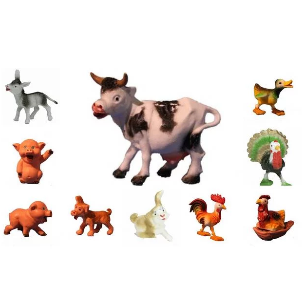 Pack animales modernos belen figuras decoracion