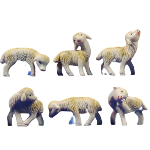 Pack corderos estilo moderno navidad belen decoracion