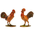 Pack de dos gallos de 5x4 cm