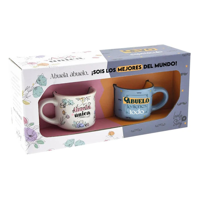 Pack tazas cafe  abuelos regalos ideas