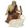 Pastor adorando con oveja (12 cm) ideal para tu belén navideño.