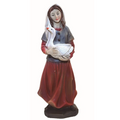 Pastora con oca navidad belen figuras decoracion