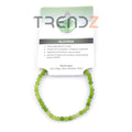Pulsera elástica olivina piedras minerales energia bisuteria