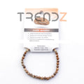 Pulsera elastica jaspe madera minerales, piedras, energia, bisuteria