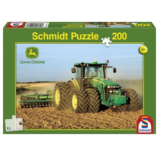 Puzzle de John Deere tractor ideas juegos y jugetes niños schmidt 200 piezas
