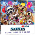 Puzzle_doble_cara_500_piezas_selfie_en_la_playa_animales