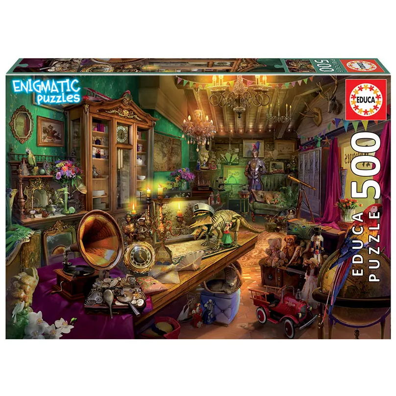 Puzzle educa 500 piezas tienda de antiguedades 