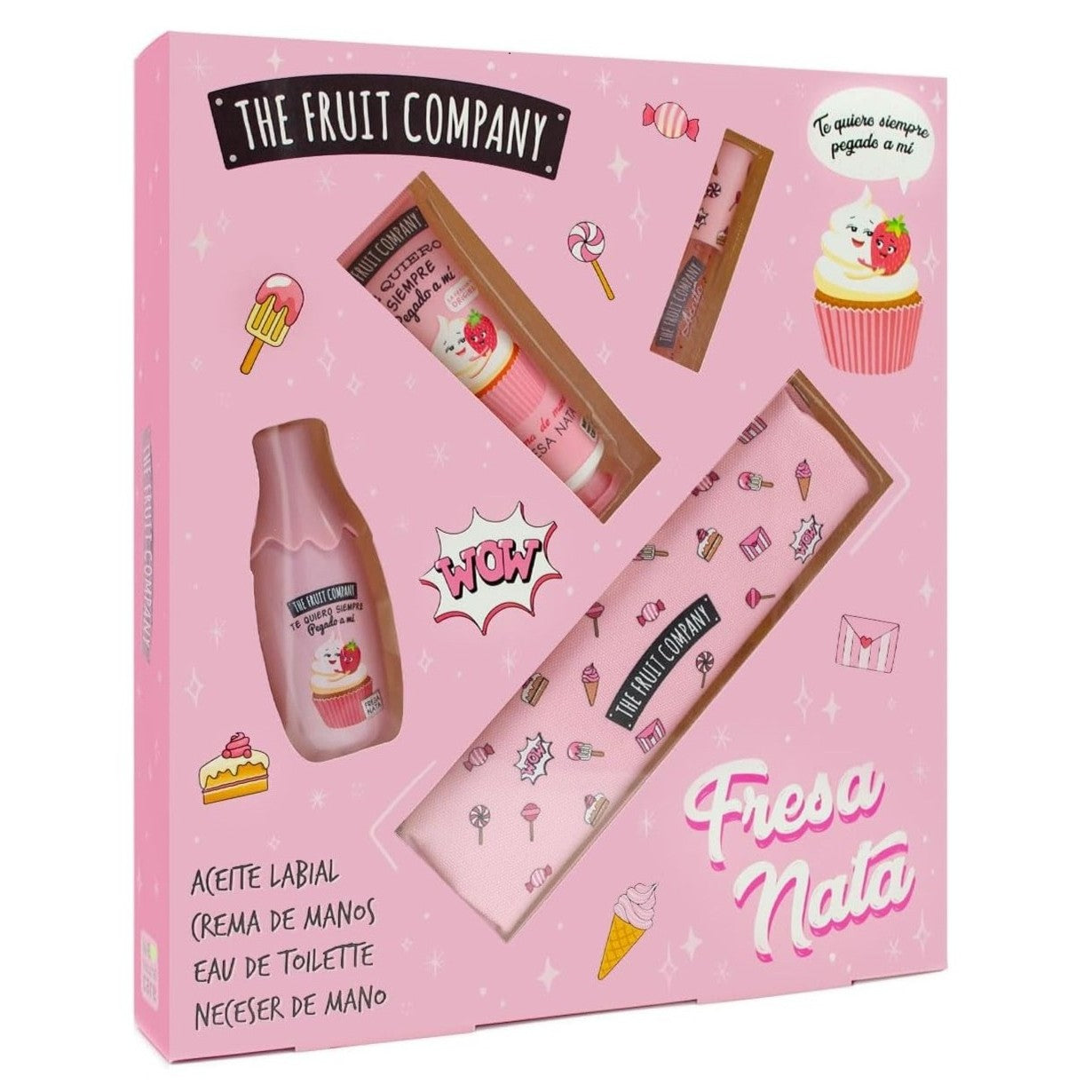 The Fruit Company set Fresa y Nata