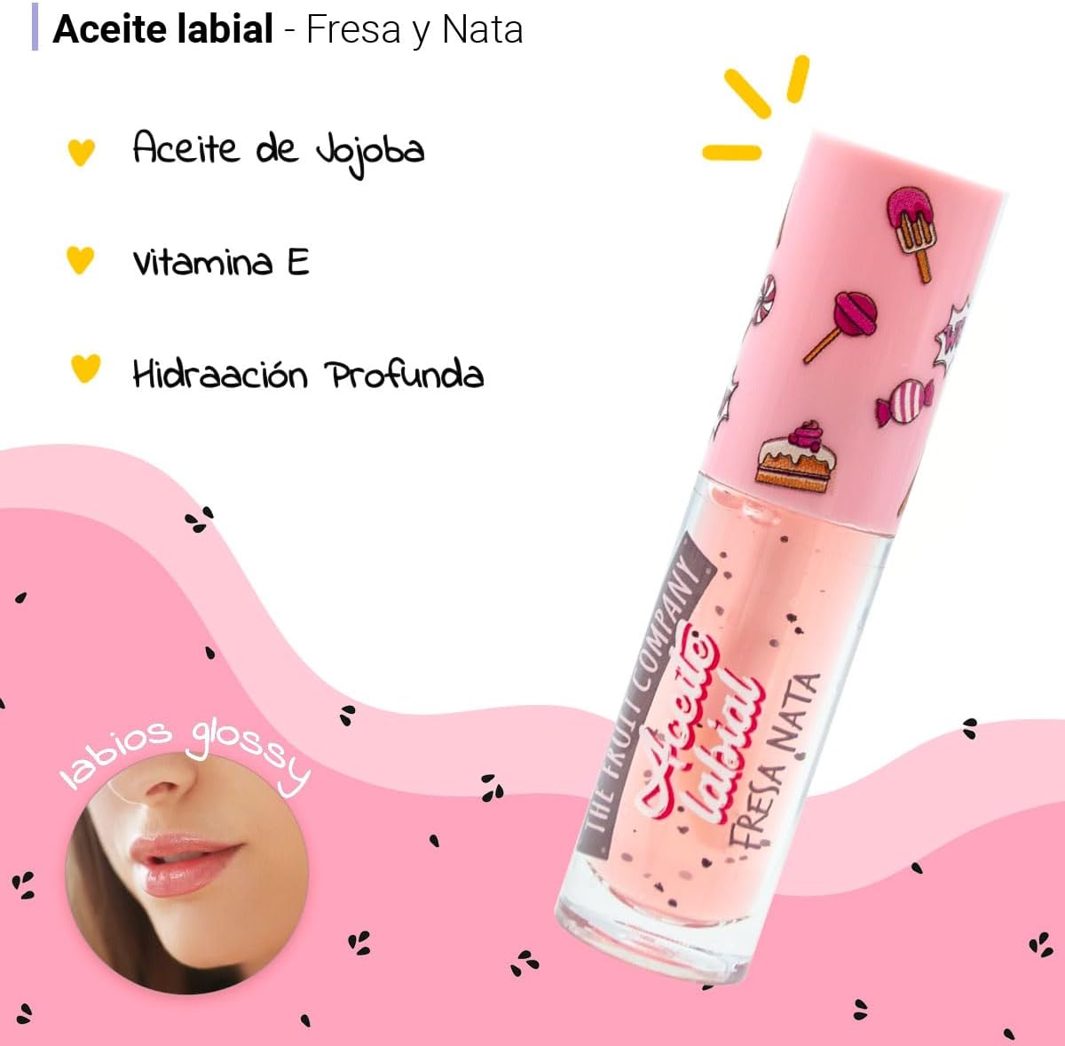 The Fruit Company set Fresa y Nata