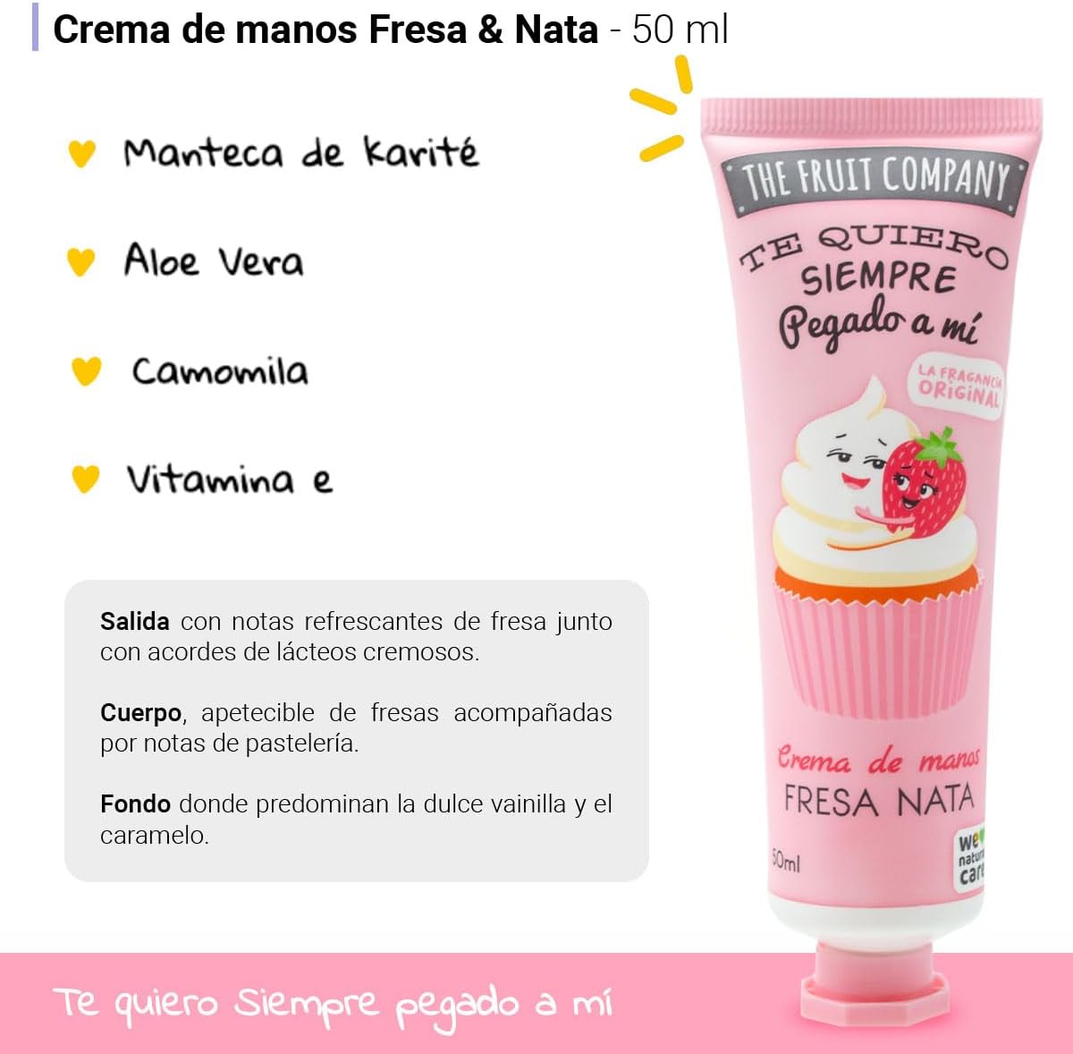 The Fruit Company set Fresa y Nata