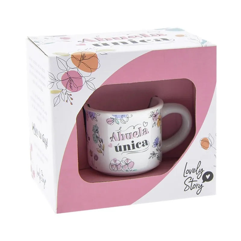 Taza mini café espresso abuela unica dia de los abuelos regalos decoracion