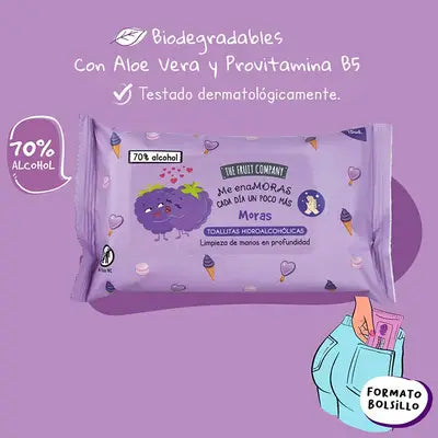 Toallitas multiusos mora The Fruit Company