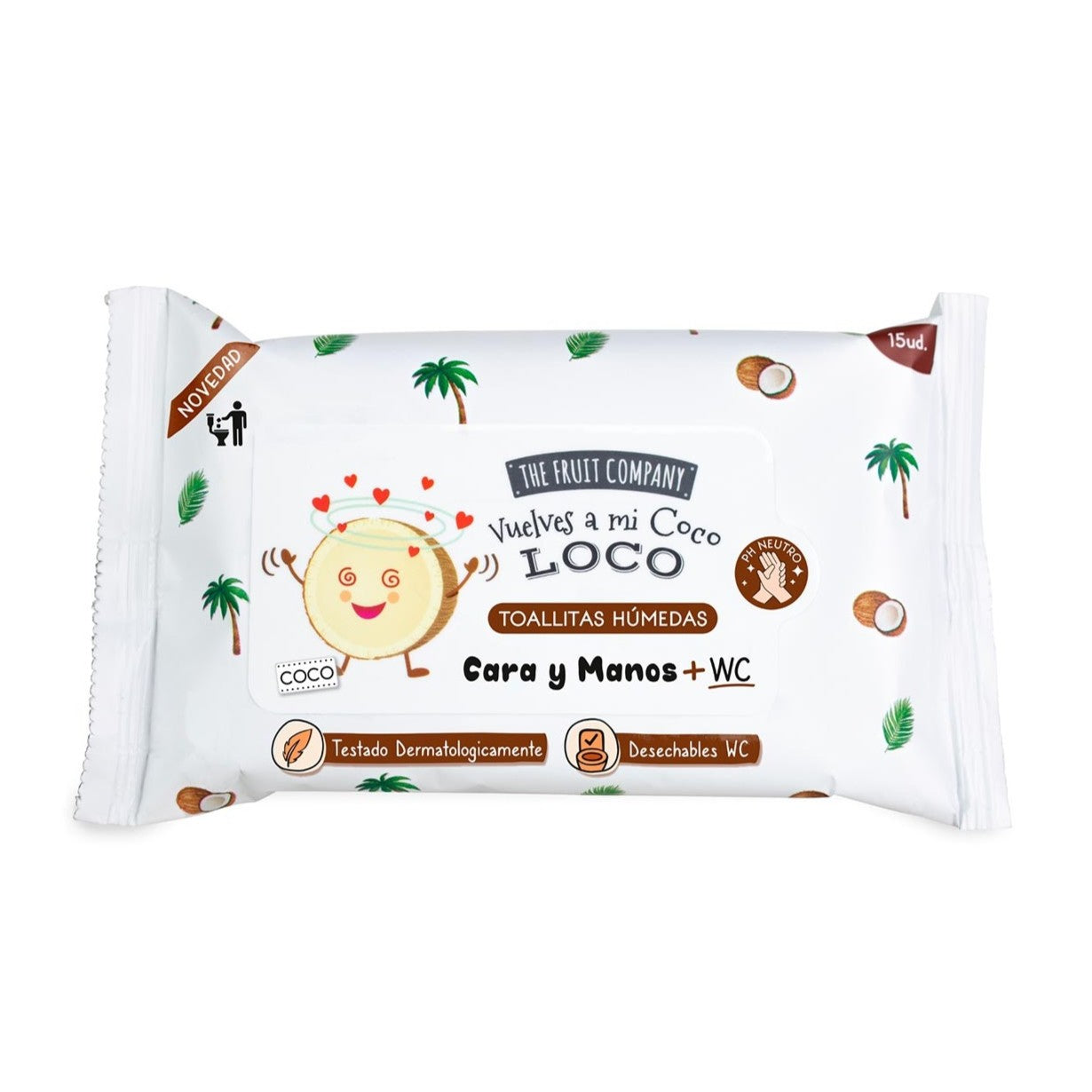 Toallitas multiusos coco The Fruit Company