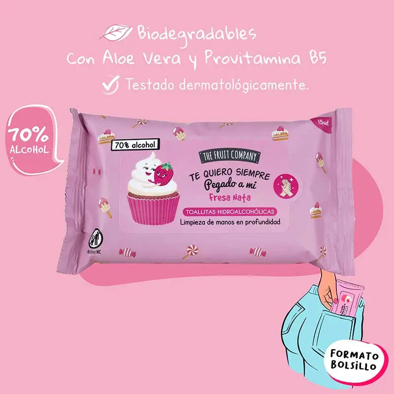 Toallitas multiusos fresa The Fruit Company