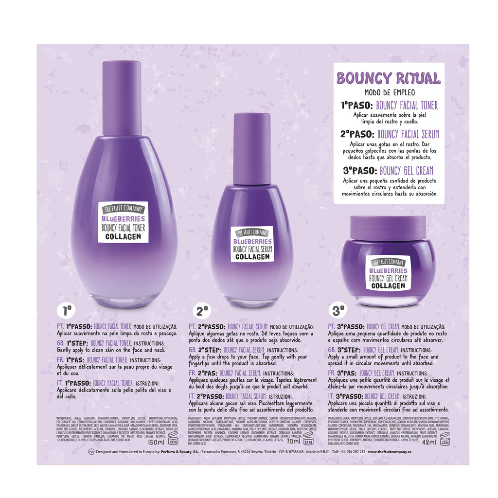 Tratamiento facial día y noche con Colágeno y Ceramidas The Fruit Company