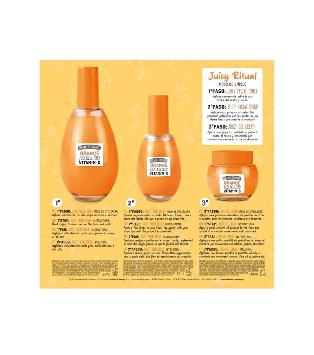Set tratamiento facial día y noche con Vitamina C y Pantenol The Fruit Company