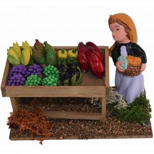 Verdulera estilo moderno ideal para tu belén navideño.