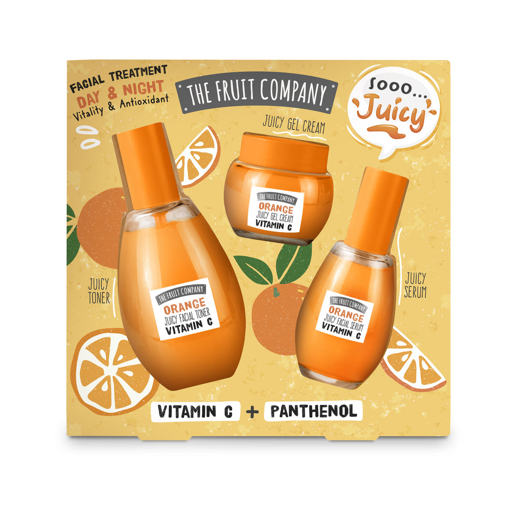 Set tratamiento facial día y noche con Vitamina C y Pantenol The Fruit Company